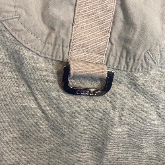 Coogi Australia Mens XL Shirt Grey Short Sleeve Shoulder Tabs Pockets - Picture 3 of 13